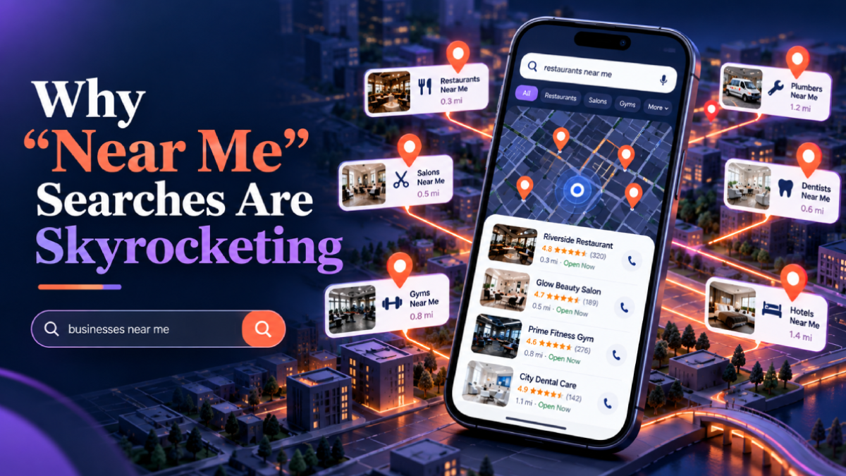 Why "Near Me" Searches Are Skyrocketing